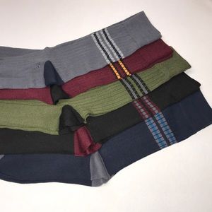 ISAAC MIZRAHI W503 LADIES CREW SOCKS 5 PAIR PACK SEE PHOTOS.